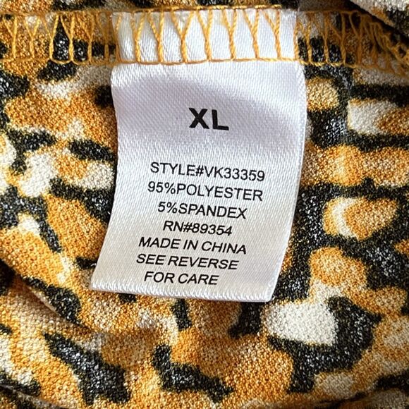 Adrienne Vittadini Top Women’s Shirt Sz X-large Stretchy Going Out Career Preppy - Picture 6 of 9